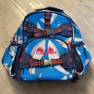 Pottery Barn Kids Blue Shark Backpack